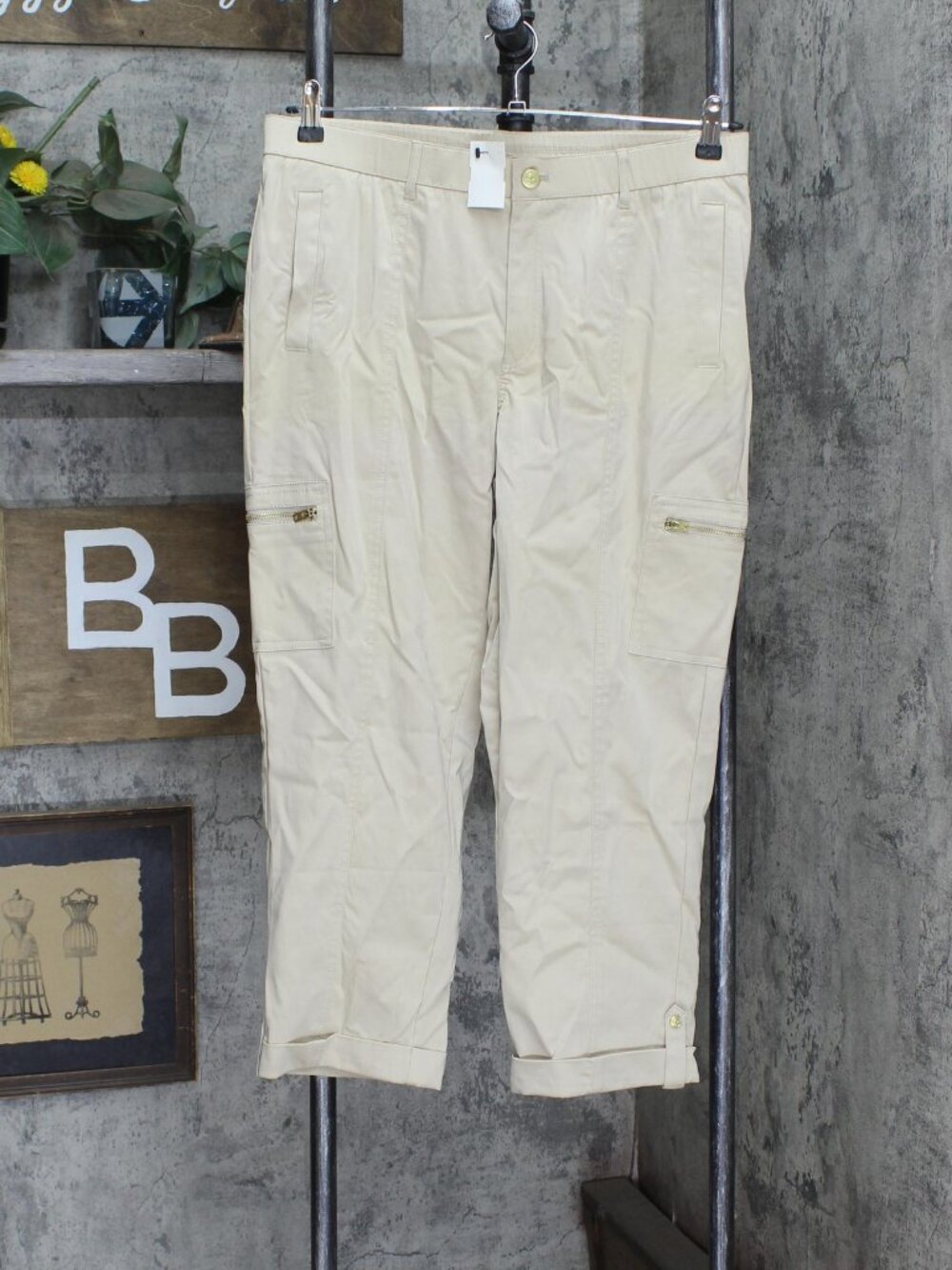 Unlisted Brown Lemon Way Stretch Utility Twill Cargo Crop Pant 648456